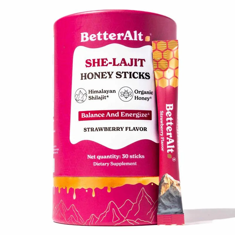 Women Multi-Mineral Honey Sticks - Shilajit, Shatavari &amp; Saffron